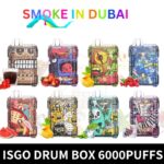 Isgo Drum Box 6000 Puffs 5% Disposable Vape in Dubai