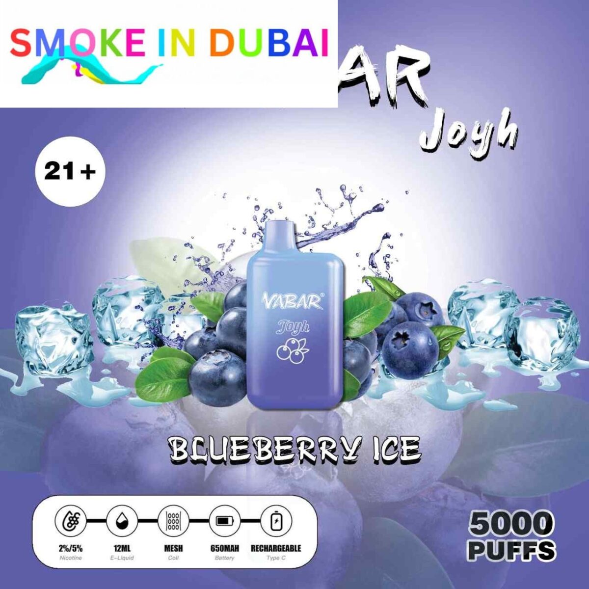 smokeindubai buy Vabar Joyh Disposable 5000 Puffs 2 5 in UAE from our vape shop in Dubai