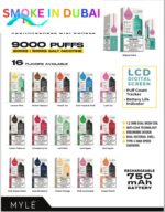 MYLE Meta 9000 Puffs 50mg Nicotine in Dubai